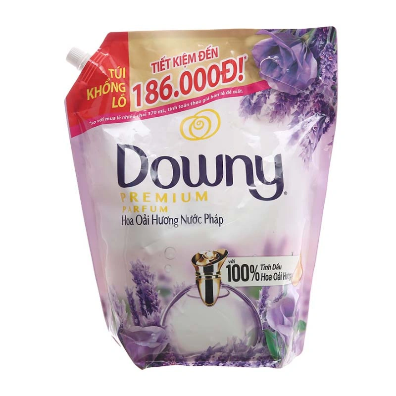Nước xả Downy Premium Parfum hương hoa oải hương túi 3 lít 2