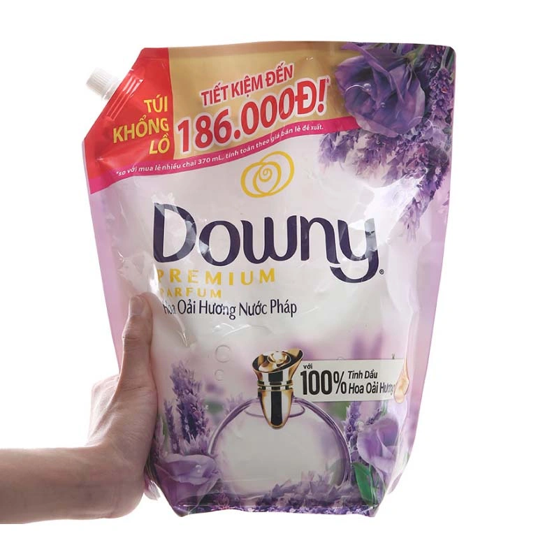 Nước xả Downy Premium Parfum hương hoa oải hương túi 3 lít 4