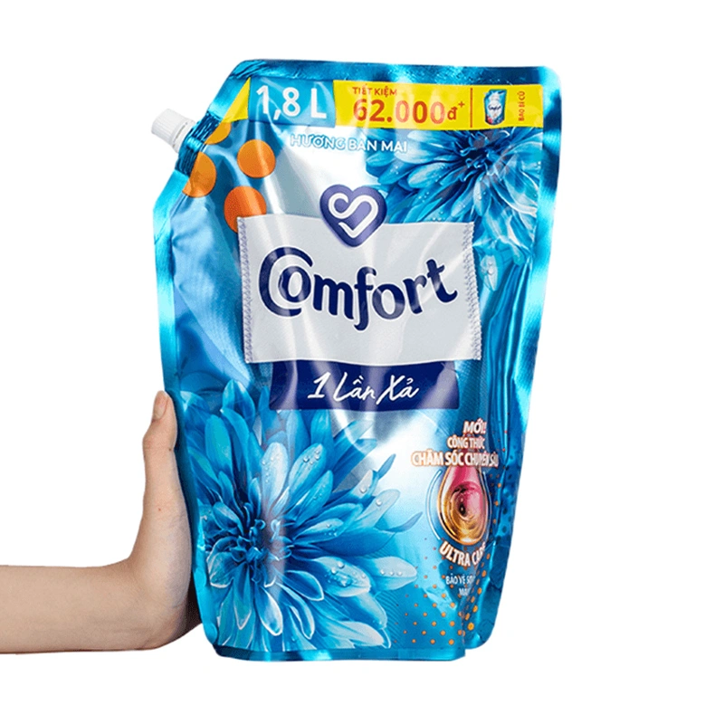 Nước xả Comfort 1 Lần Xả hương ban mai túi 3.8 lít 10