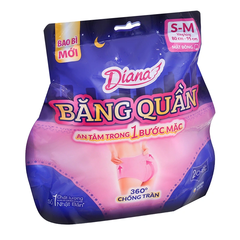 Băng quần ban đêm Diana chống tràn size M-L 2 miếng 9