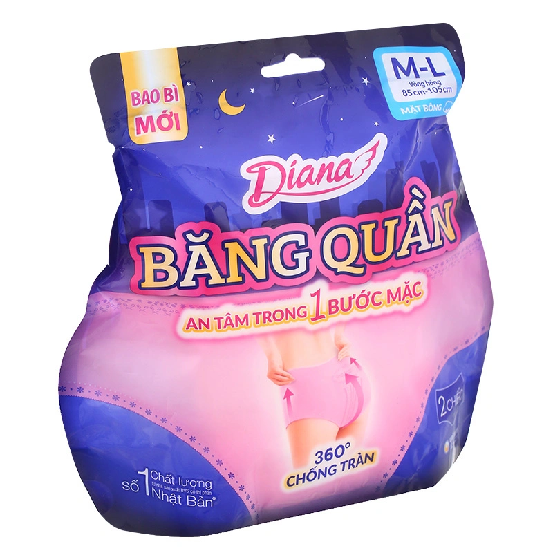 Băng quần ban đêm Diana chống tràn size M-L 2 miếng 3