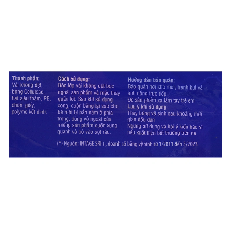 Băng quần ban đêm Diana chống tràn size M-L 2 miếng 7