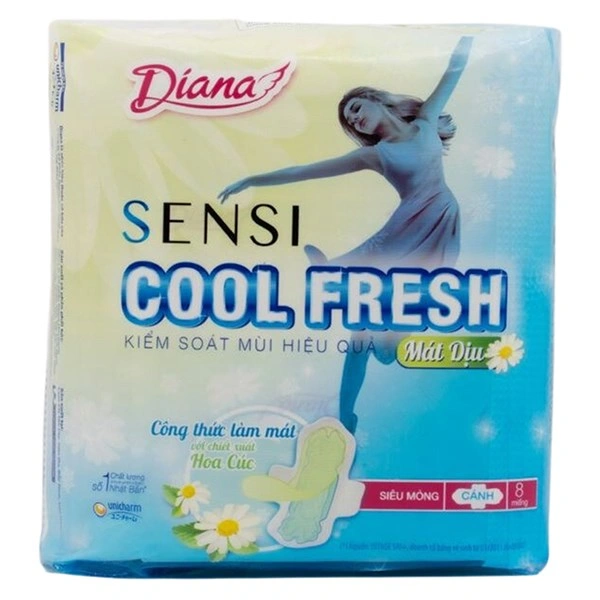 Băng vệ sinh ban ngày Diana Sensi Cool Fresh