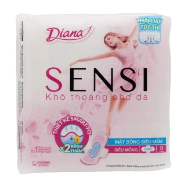 Băng vệ sinh ban ngày Diana Sensi Khô Thoáng