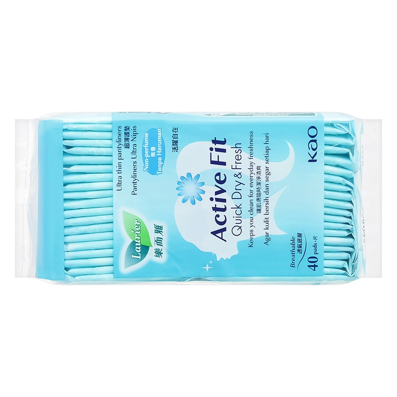 Băng vệ sinh hàng ngày Laurier Active Fit khô thoáng không cánh 40 miếng 2