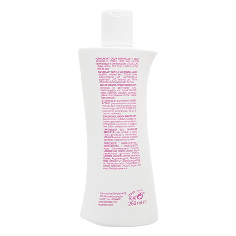 Dung dịch vệ sinh phụ nữ Saforelle Gentle Cleansing Care hương dịu nhẹ 250 ml 6