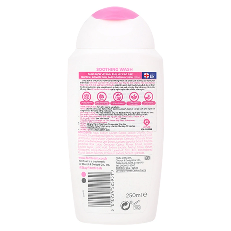 Dung dịch vệ sinh phụ nữ Femfresh Ultimate Care Soothing Wash hương hoa cúc 250 ml 2