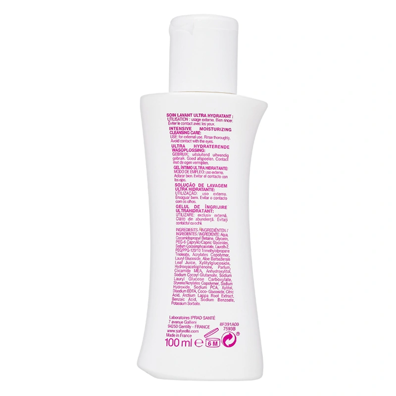 Dung dịch vệ sinh phụ nữ Saforelle Intensive Moisturizing Cleansing Care hương dịu nhẹ 100 ml 7