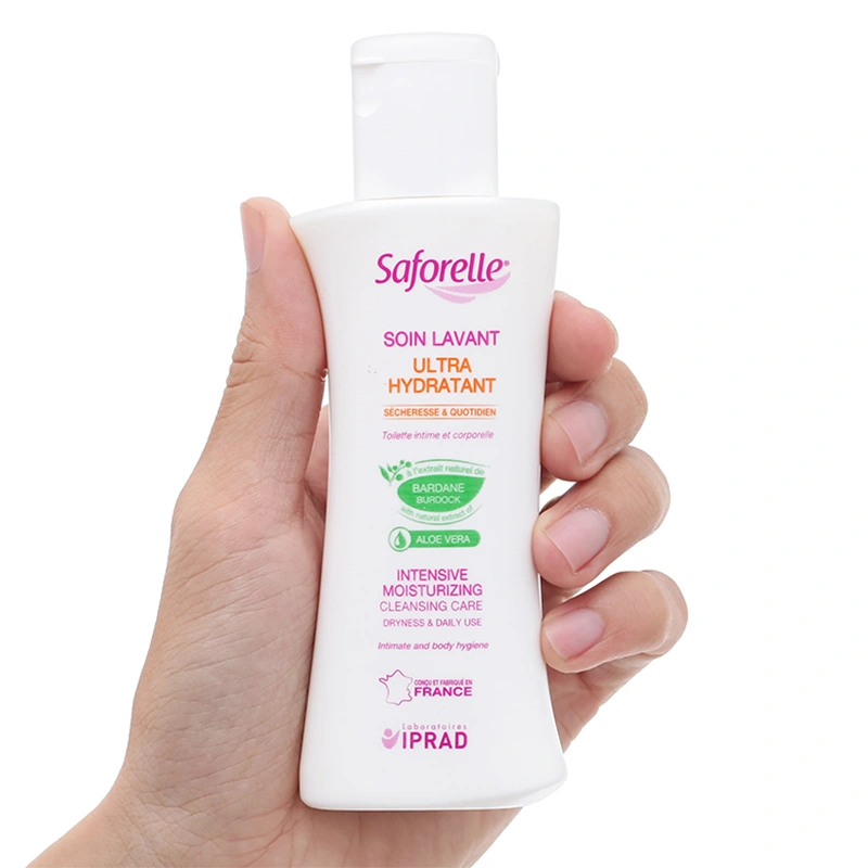 Dung dịch vệ sinh phụ nữ Saforelle Intensive Moisturizing Cleansing Care hương dịu nhẹ 100 ml 8