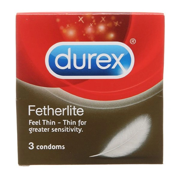 Hộp 3 cái bao cao su Durex Fetherlite 52.5 mm 1