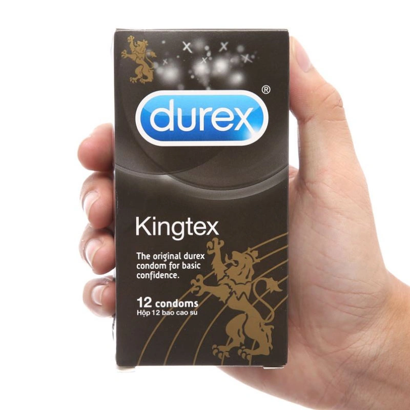 Hộp 12 cái bao cao su Durex Kingtex 49 mm 3