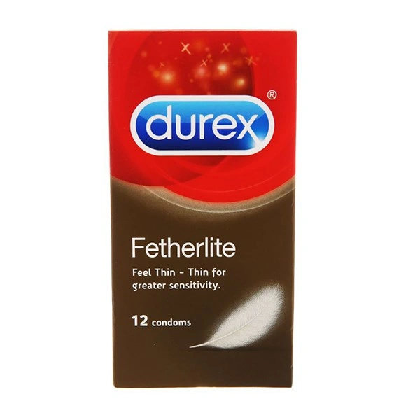 Hộp 12 cái bao cao su Durex Fetherlite 52.5 mm 1