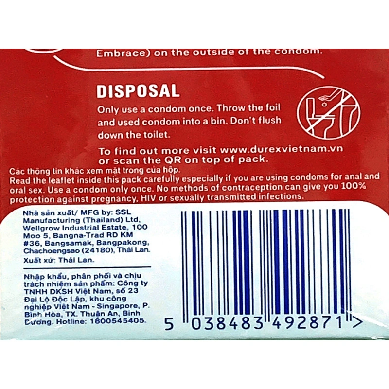 Hộp 12 cái bao cao su Durex Fetherlite Ultima 52 mm 5