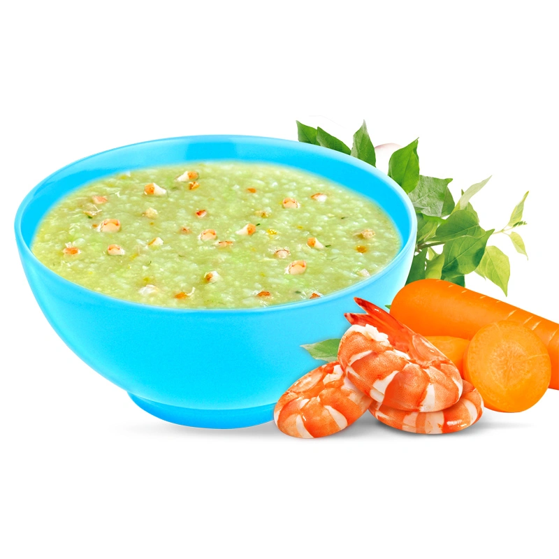 Cháo tươi SG Food Baby vị tôm, rau ngót Nhật và cà rốt gói 240g (từ 7 tháng) 3