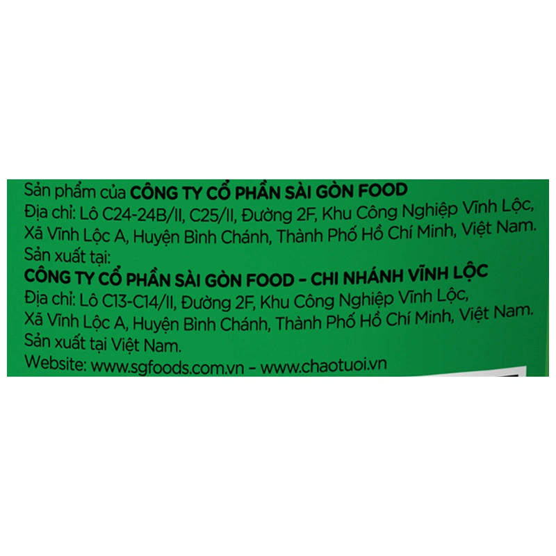 Cháo tươi SG Food Baby vị cá hồi, cải bó xôi gói 240g (từ 7 tháng) 5