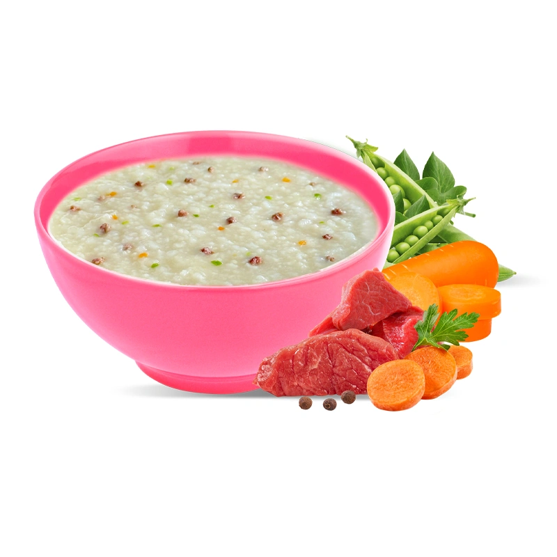 Cháo tươi SG Food Baby vị bò, đậu Hà Lan và cà rốt gói 240g (từ 7 tháng) 3