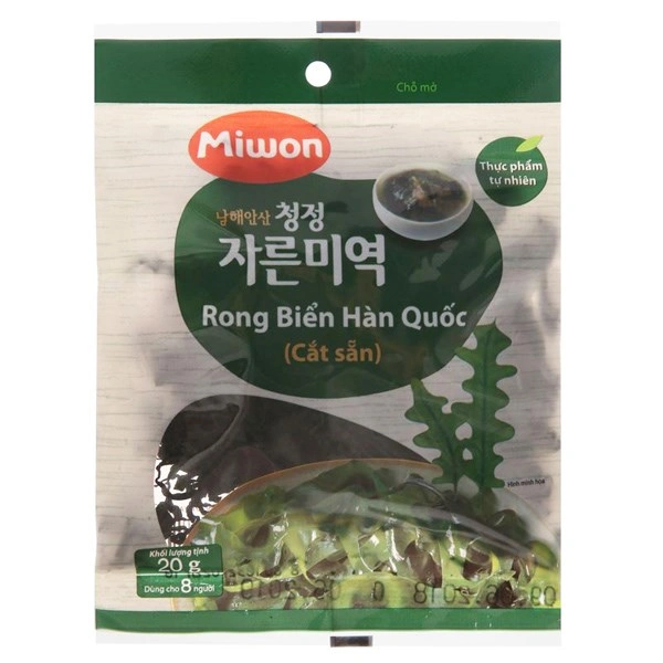 Rong biển khô cắt sẵn Miwon gói 20g (từ 1 tuổi) 1