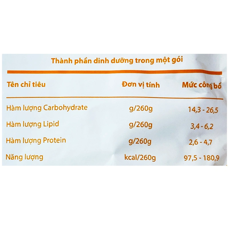 Combo 3 gói súp nui Cây Thị vị óc heo, cà rốt 260g (từ 1 tuổi) 11