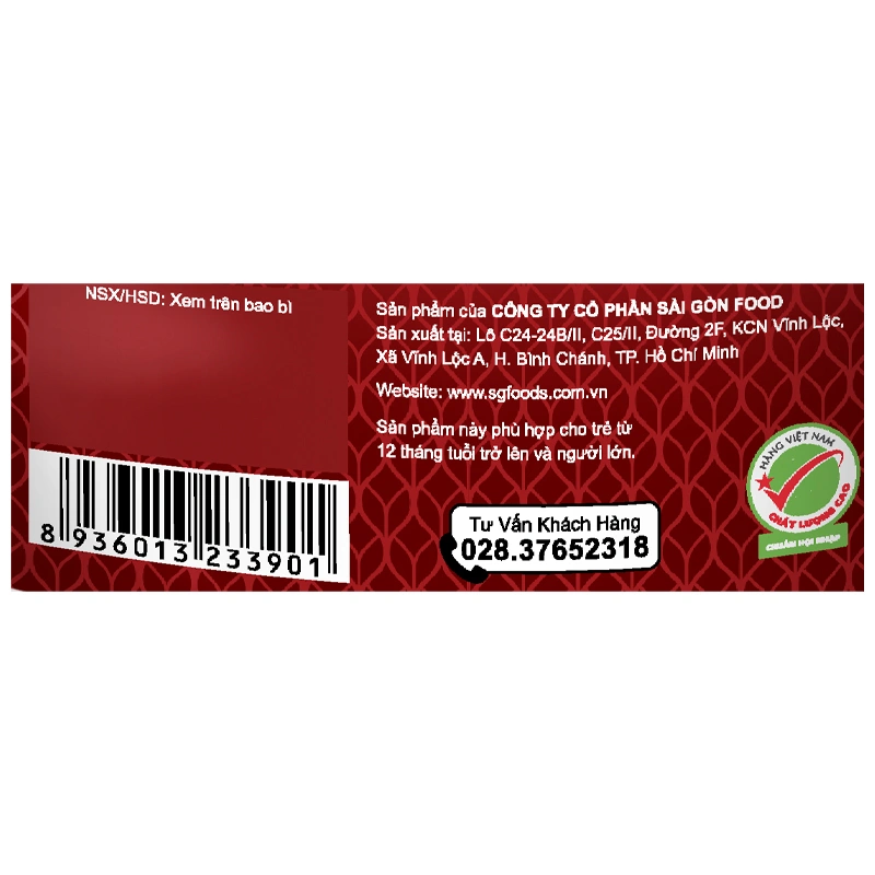 Cháo tươi SG Food vị cá lóc, cải bó xôi gói 240g (từ 1 tuổi) 5