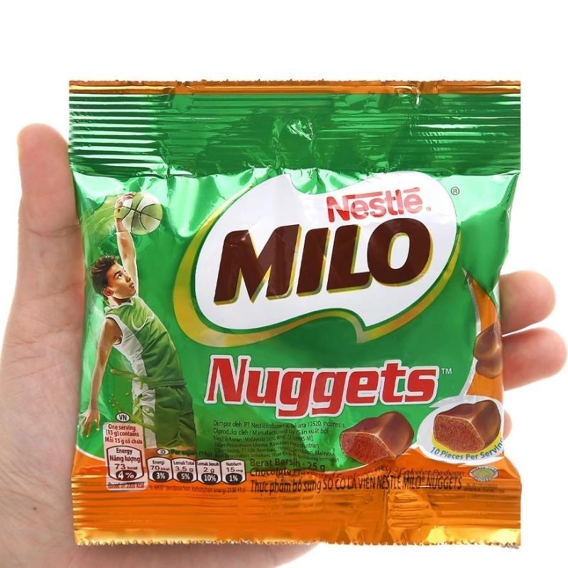 Kẹo socola Nestlé Milo Nuggets gói 25g (từ 3 tuổi) 3