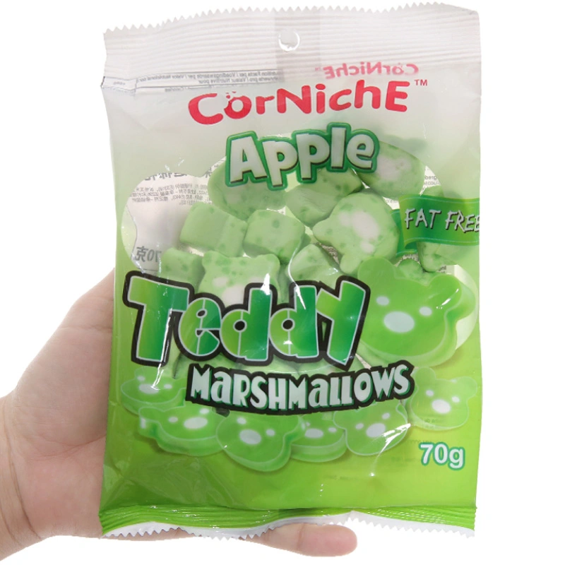 Kẹo xốp marshmallow Corniche Teddy hương táo gói 70g (từ 3 tuổi) 3