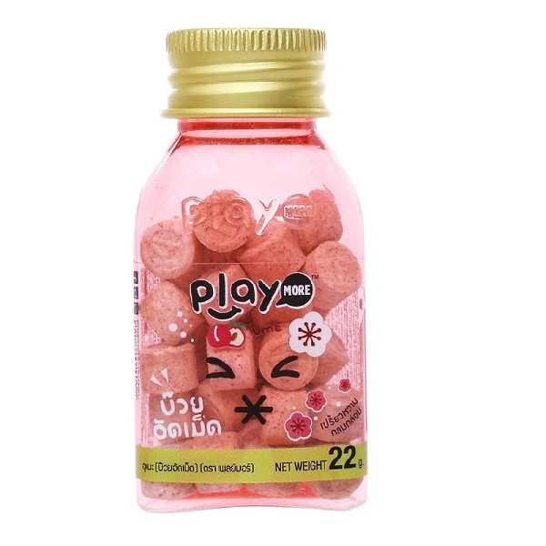 Kẹo the PlayMore hương dưa hấu hũ 22g (từ 3 tuổi) 24