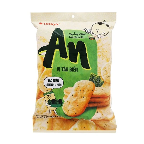 Bánh gạo Orion vị tảo biển gói 111.3g 1