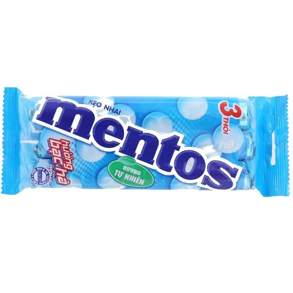 Kẹo mềm Mentos hương bạc hà gói 113.4g (từ 3 tuổi) 1