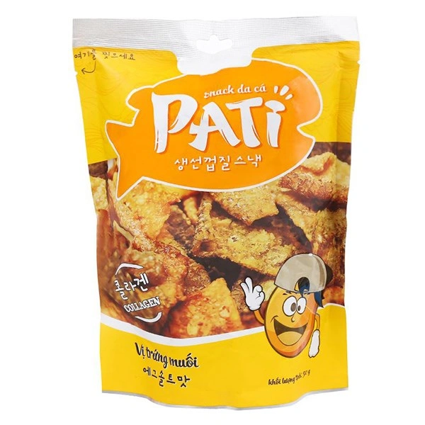 Snack da cá vị trứng muối Pati 50g (từ 2 tuổi) 1