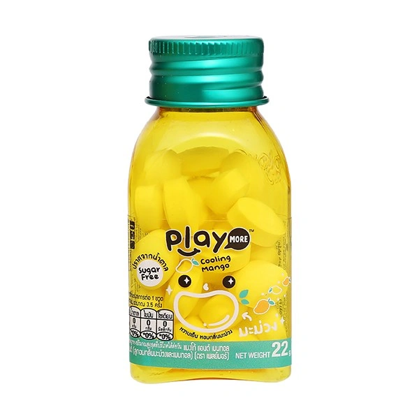 Kẹo the PlayMore hương dưa hấu hũ 22g (từ 3 tuổi) 22
