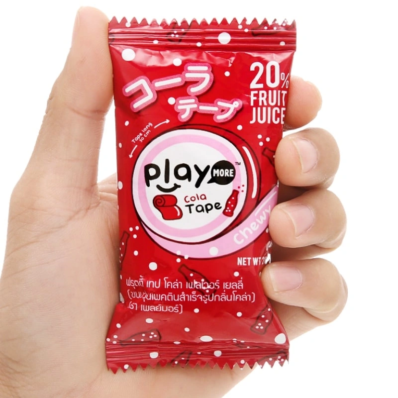 Kẹo dẻo cuộn PlayMore hương cola gói 21g (từ 3 tuổi) 3