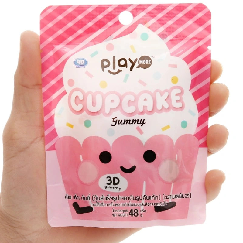 Kẹo dẻo PlayMore Cupcake hương trái cây gói 48g (từ 3 tuổi) 3