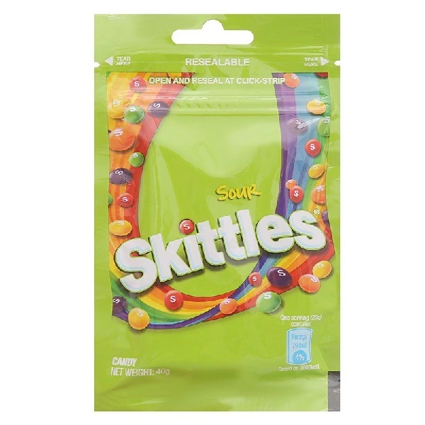 Kẹo cứng Skittles Sour hương trái cây gói 40g (từ 3 tuổi) 1