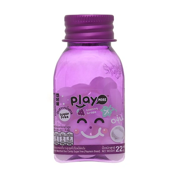 Kẹo the PlayMore hương nho hũ 22g (từ 3 tuổi) 1