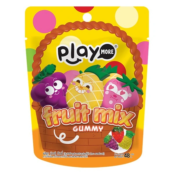 Kẹo dẻo PlayMore Fruit Mix hương trái cây gói 48g (từ 3 tuổi) 1
