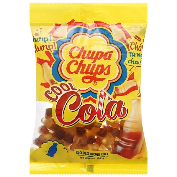 Kẹo dẻo Chupa Chups Cool Cola hương cola gói 160g (từ 3 tuổi) 1