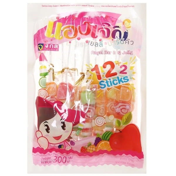 Kẹo dẻo Jongkol hương trái cây gói 300g (từ 3 tuổi) 1