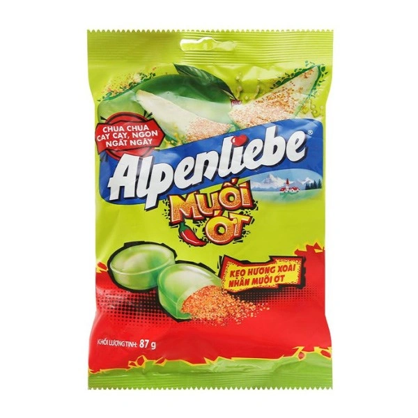 Kẹo cứng Alpenliebe hương xoài nhân muối ớt gói 87g (từ 3 tuổi) 1