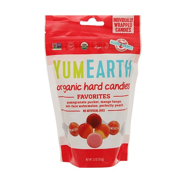 Kẹo cứng YumEarth Organic Hard Candies 4 hương trái cây gói 93.6g (từ 3 tuổi) 1