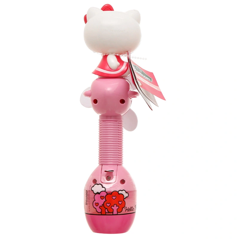 Kẹo đồ chơi quạt cầm tay Relkon Hello Kitty Surprise Fan hương dâu, cam hộp 10g (từ 3 tuổi) 2