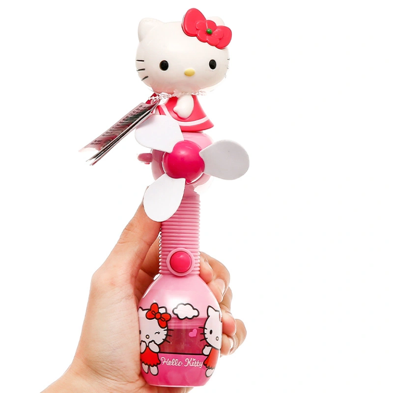 Kẹo đồ chơi quạt cầm tay Relkon Hello Kitty Surprise Fan hương dâu, cam hộp 10g (từ 3 tuổi) 3
