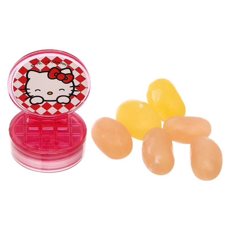 Kẹo đồ chơi quạt cầm tay Relkon Hello Kitty Surprise Fan hương dâu, cam hộp 10g (từ 3 tuổi) 4