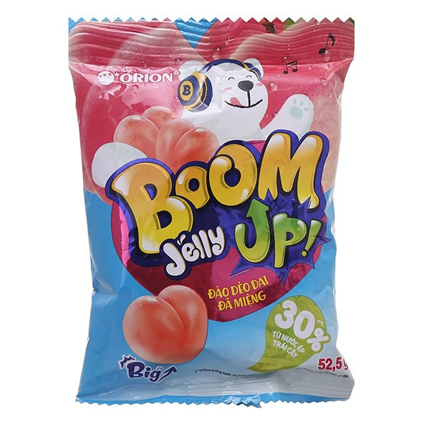 Kẹo dẻo Orion Boom Jelly Up hương dâu gói 52.5g (từ 2 tuổi) 5