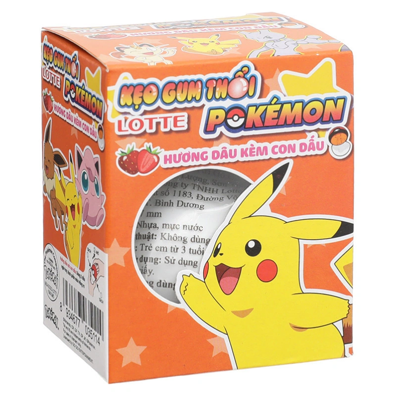 Kẹo đồ chơi Lotte Pokémon hương dâu hộp 3g (từ 3 tuổi) - Màu ngẫu nhiên 2