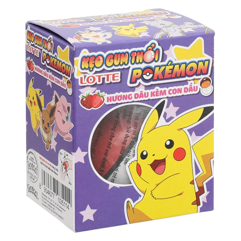 Kẹo đồ chơi Lotte Pokémon hương dâu hộp 3g (từ 3 tuổi) - Màu ngẫu nhiên 4