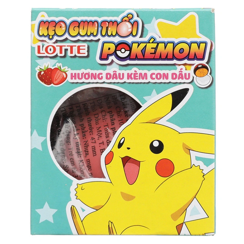 Kẹo đồ chơi Lotte Pokémon hương dâu hộp 3g (từ 3 tuổi) - Màu ngẫu nhiên 5