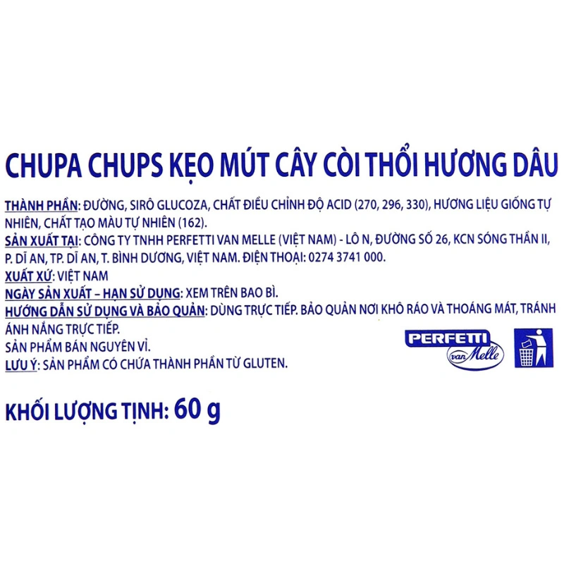Kẹo mút Chupa Chups Melody Pops hương dâu vỉ 60g (từ 3 tuổi) 5