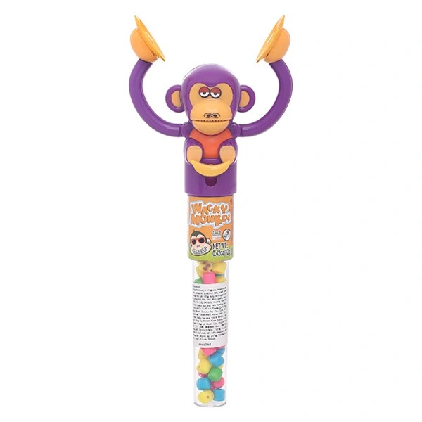 Kẹo đồ chơi khỉ đập niu Kidsmania hương trái cây hộp 12g (từ 3 tuổi) - Màu ngẫu nhiên 1