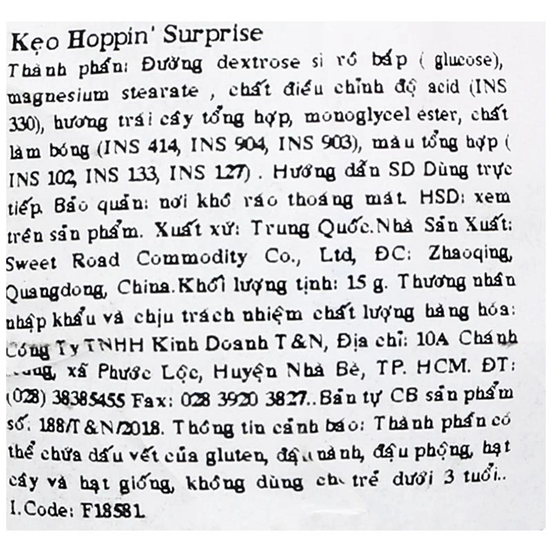 Kẹo đồ chơi trứng Kidsmania Hoppin' Surprise hương trái cây hộp 15g (từ 3 tuổi) - Màu ngẫu nhiên 10