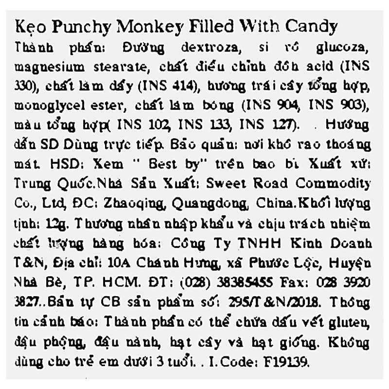 Kẹo đồ chơi khỉ đấm bốc Kidsmania hương trái cây hộp 12g (từ 3 tuổi) - Màu ngẫu nhiên 10